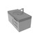 Castello Usa Thames 36-inch Gray Vanity Set with Gray Top and Chrome Handles CB-MC-36G-CHR-20146-GR - alternate 3